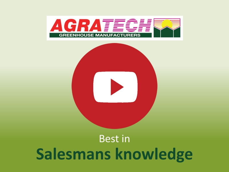 Best in Greenhouse Salesmans knowledge | Commercial Greenhouse Manufacturer