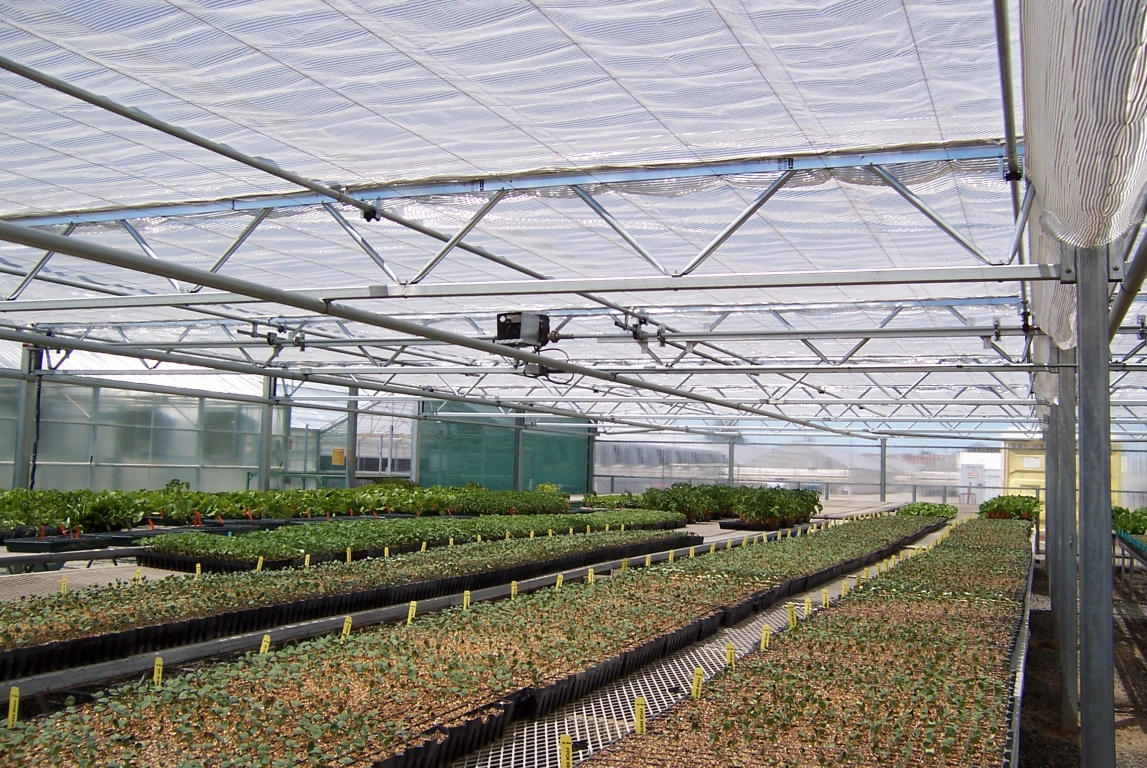 Commercial Greenhouse Retractable Shade House